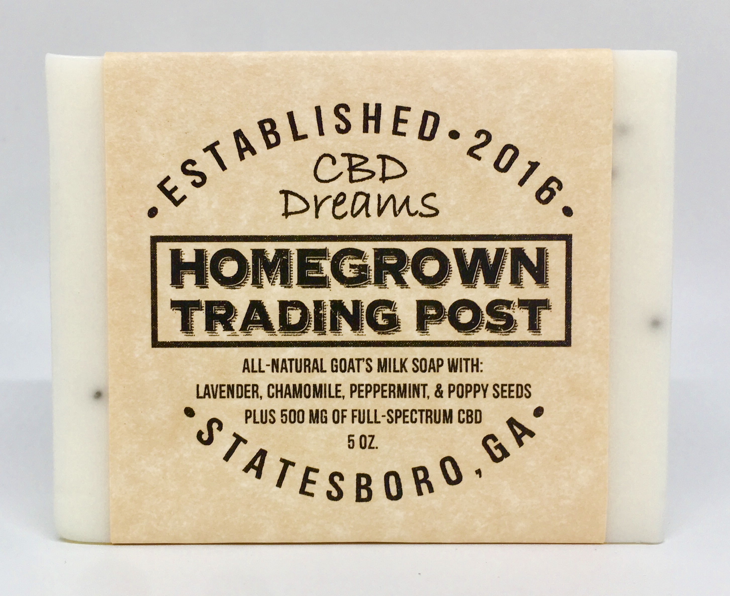 CBD Dreams AllNatural Goat's Milk Soap